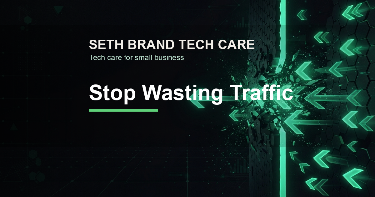Preview image for Stop Wasting Traffic: The Website Strategy That Actually Converts