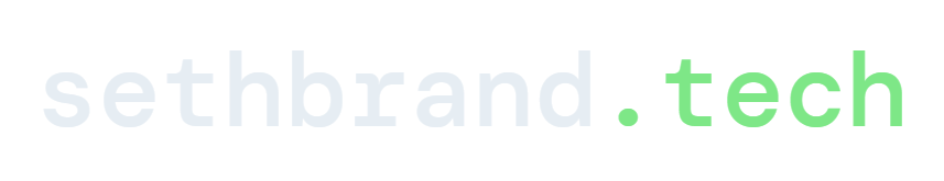 sethbrand.tech — Tech Care by Seth Brand