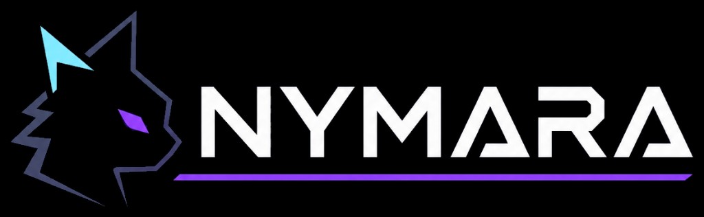 Nymara wordmark and logo